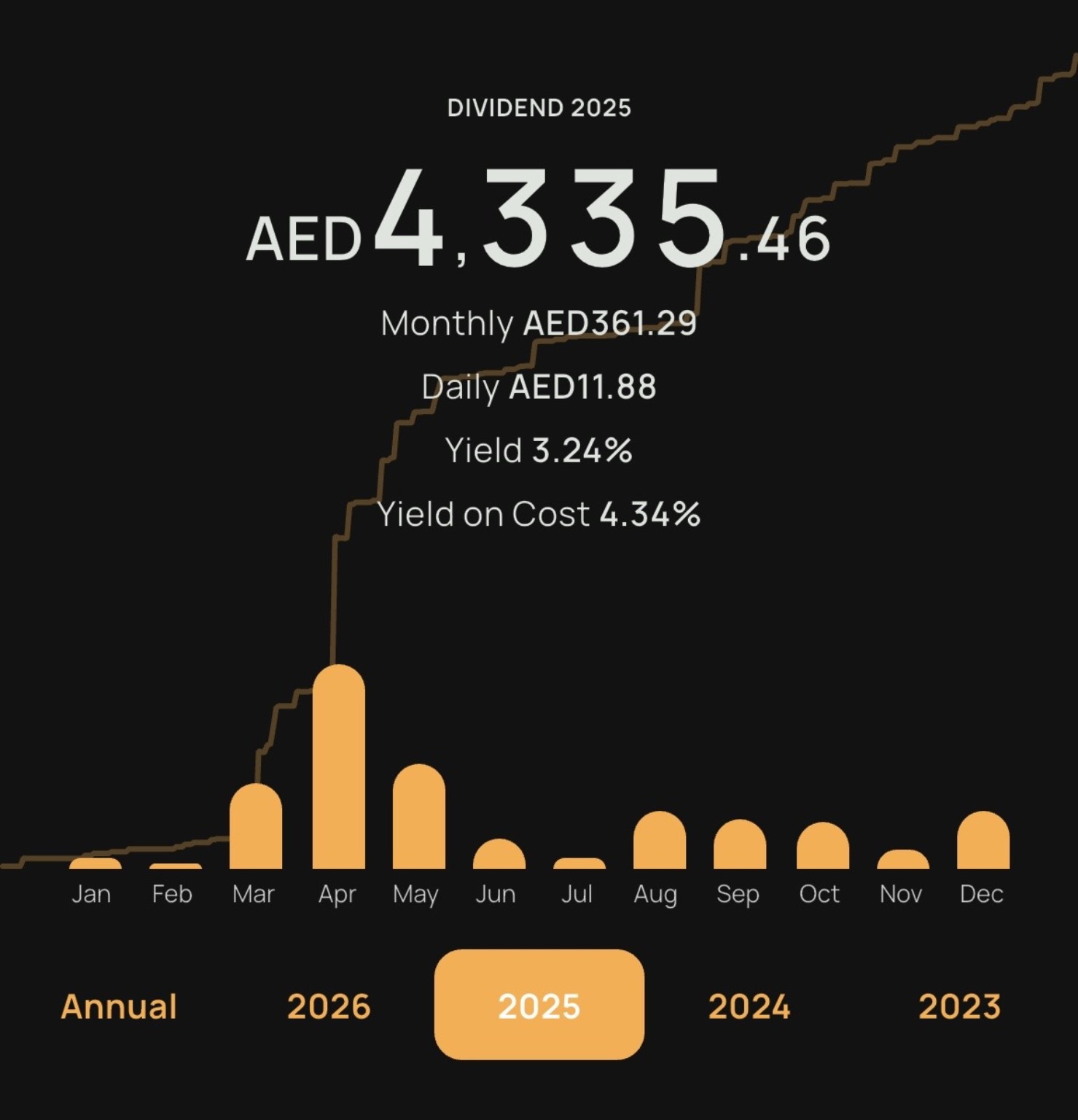 Dividend Income 2025 Analysis